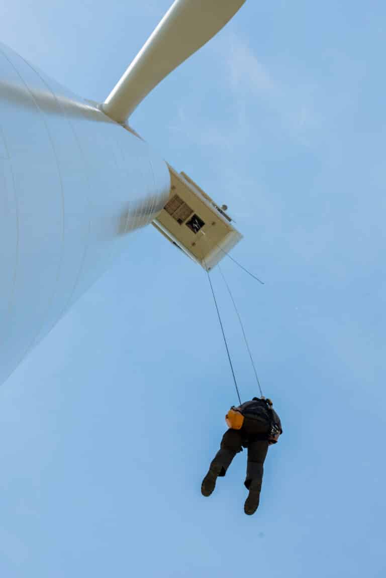 PAUT Inspection of Wind turbine - PAUT-inspektion af vindmølle